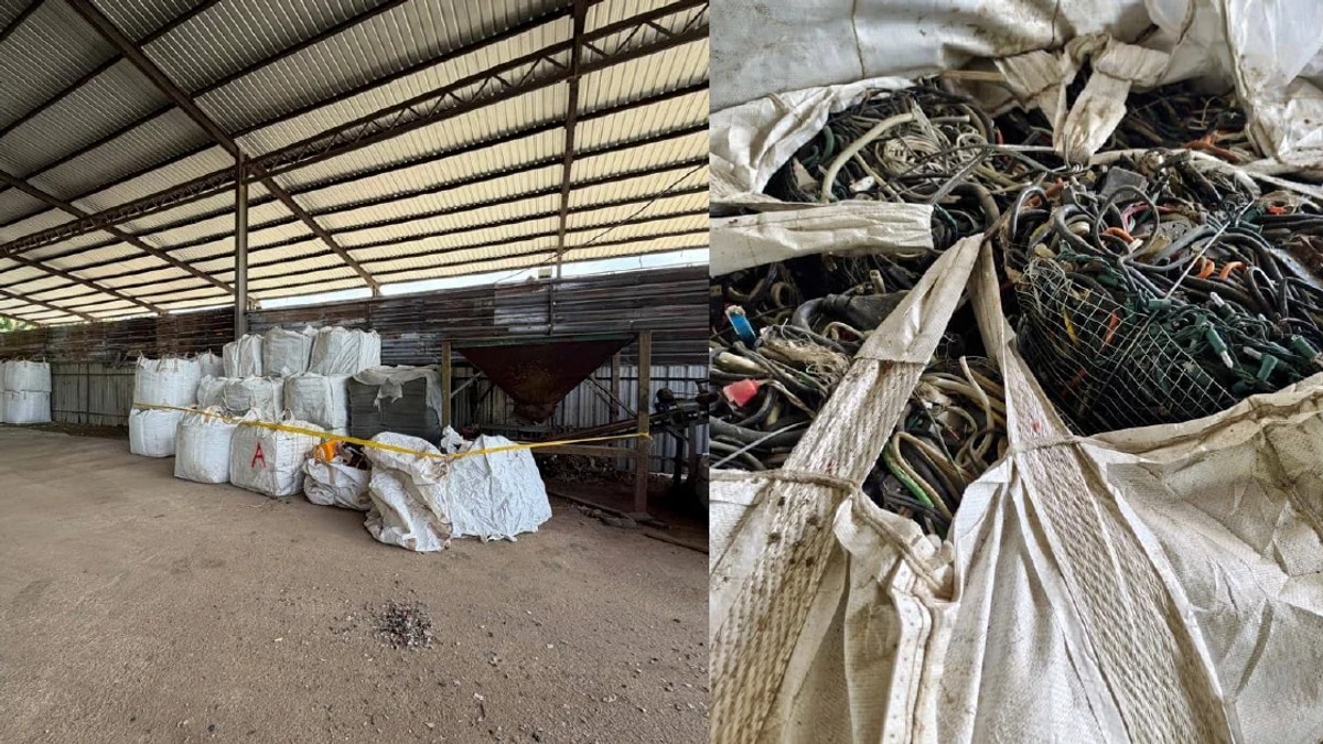 Authorities Seize RM3 Million in Illegal E-Waste at Bukit Mertajam Facility, Five Held