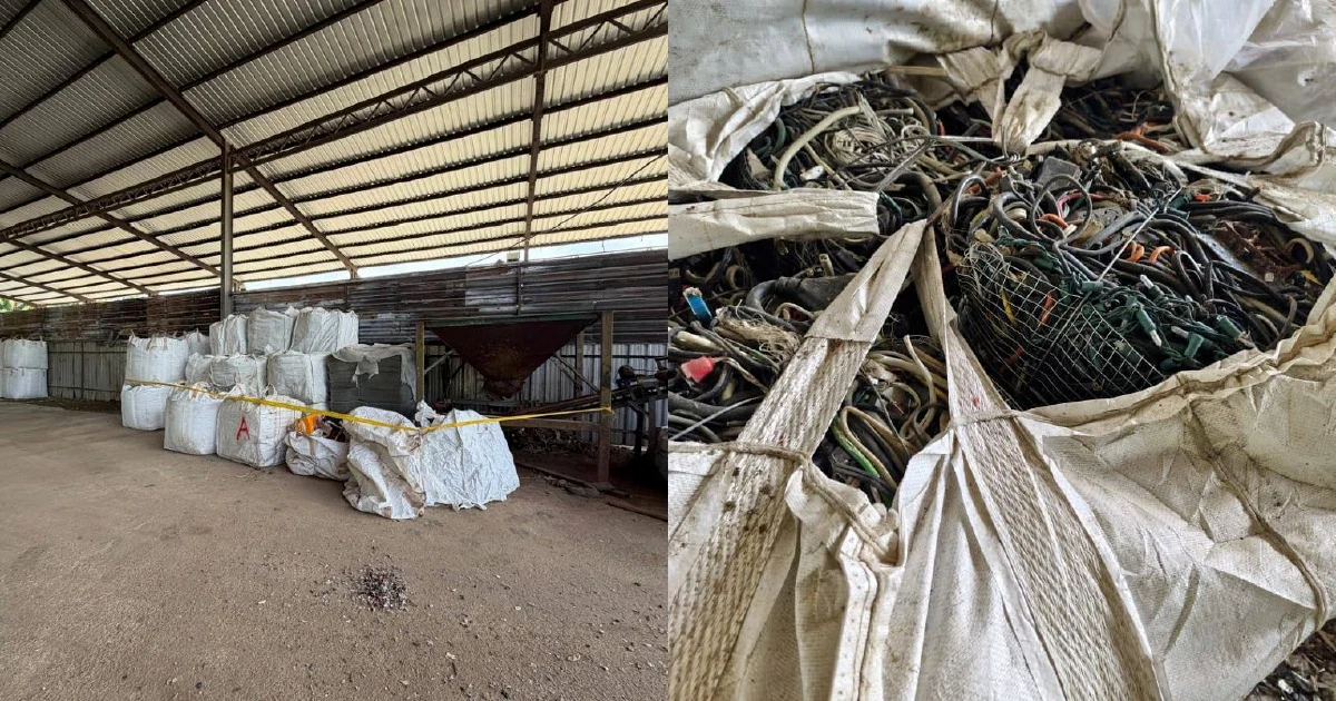 Authorities Seize RM3 Million in Illegal E-Waste at Bukit Mertajam Facility, Five Held