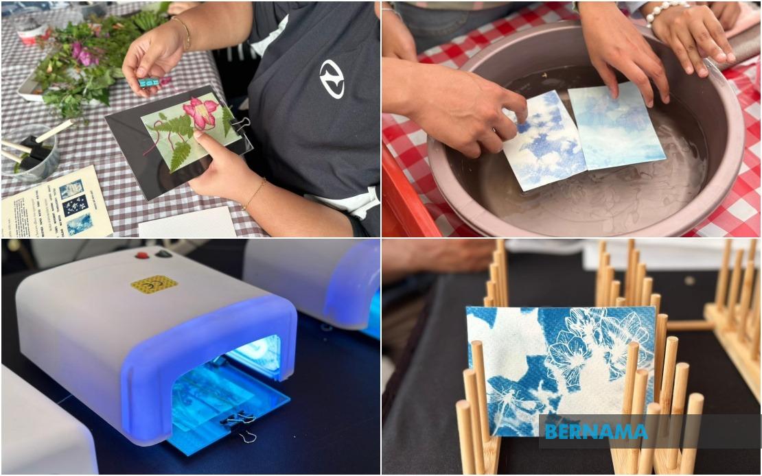 Cyanotype Artist Puteri Mas Aishah Explores Nature's Role in Blue-Print Art