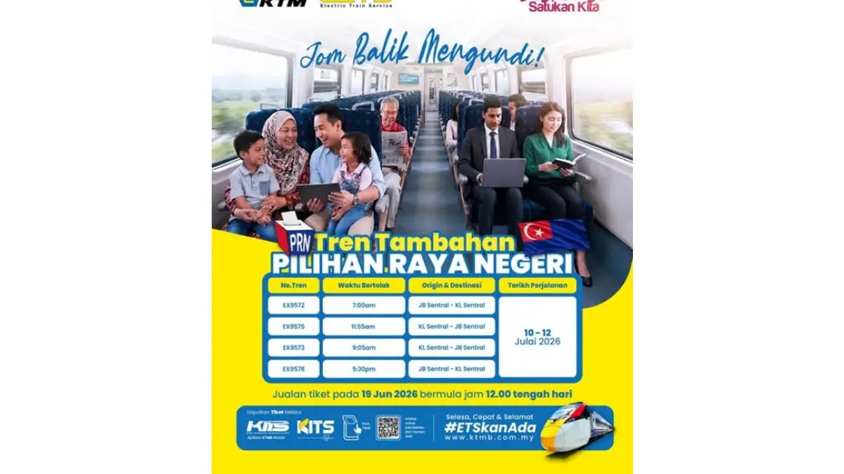 KTMB Bolsters Train Services for Johor Election Voters