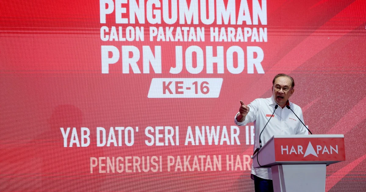 Anwar Challenges Johor Exco to Press BN and PN Over State Revenue Disputes