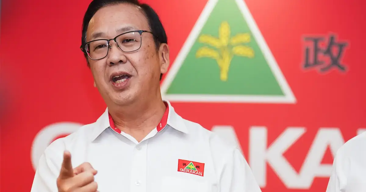 Gerakan Calls for PN Cohesion as Johor and Negeri Sembilan Head to Polls