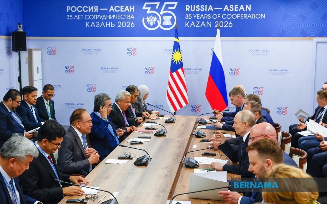 Russia and Malaysia Well-Positioned to Deepen Ties, Says Putin