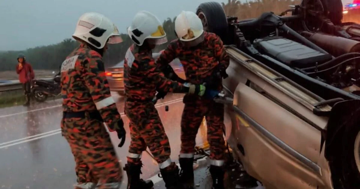 Two Sisters Among Four Killed in Separate Road Crashes in Pahang Within One Hour