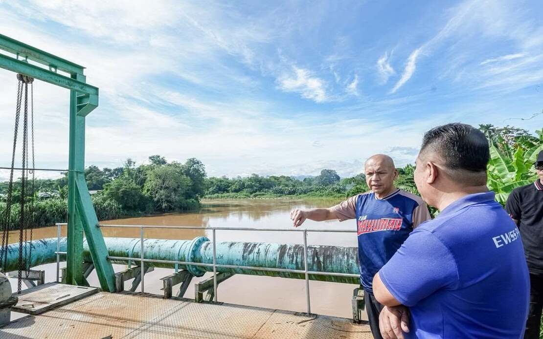 Armizan Inspects Papar Water Projects as Turbidity Issues Persist