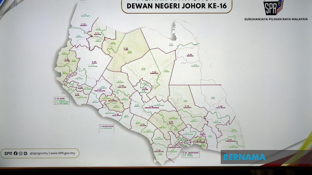 Johor's 16th State Election Kicks Off With Nomination Day as Major Coalitions Field Full Slates