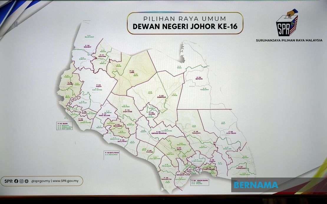 Johor's 16th State Election Kicks Off With Nomination Day as Major Coalitions Field Full Slates