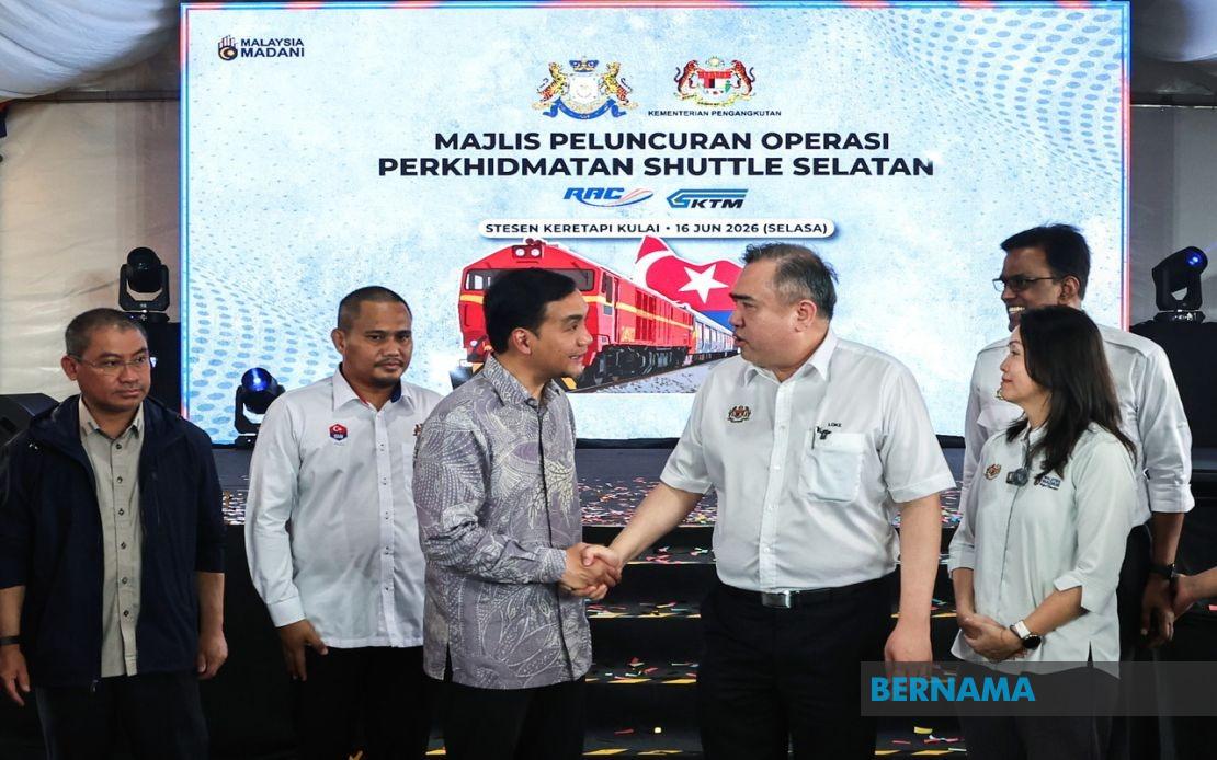 Shuttle Selatan Rail Service Launches in Johor, Set to Connect Over Two Million Residents