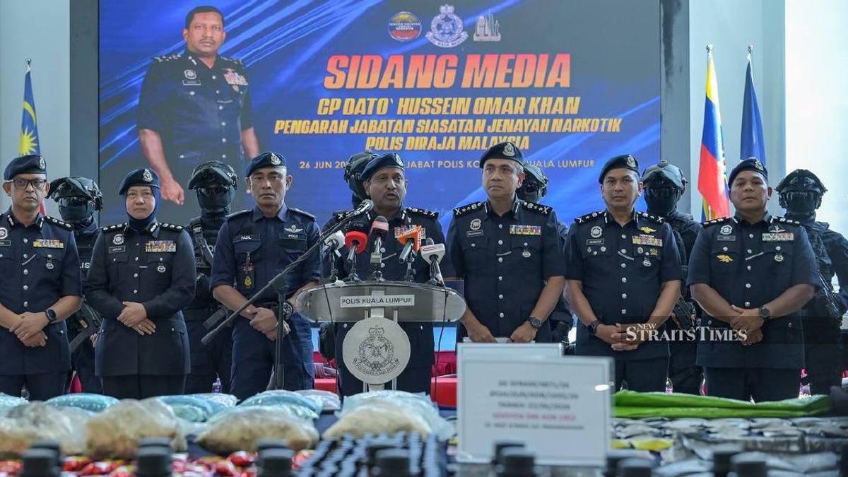 Police Dismantle Major Drug Distribution Ring with RM135.63 Million Seizure in Cheras