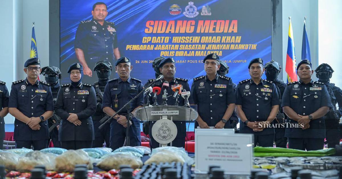Police Dismantle Major Drug Distribution Ring with RM135.63 Million Seizure in Cheras