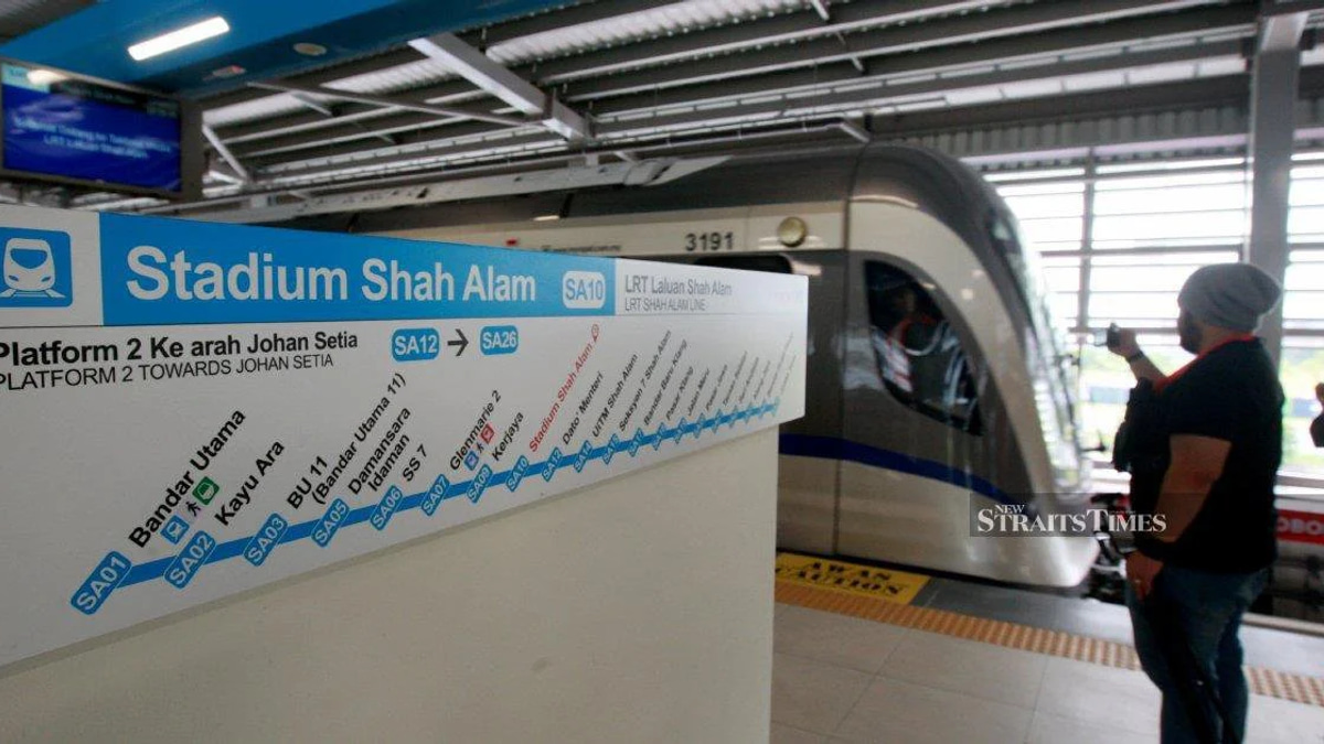 Anwar to Inaugurate LRT3 Shah Alam Extension, Opening New Transit Route