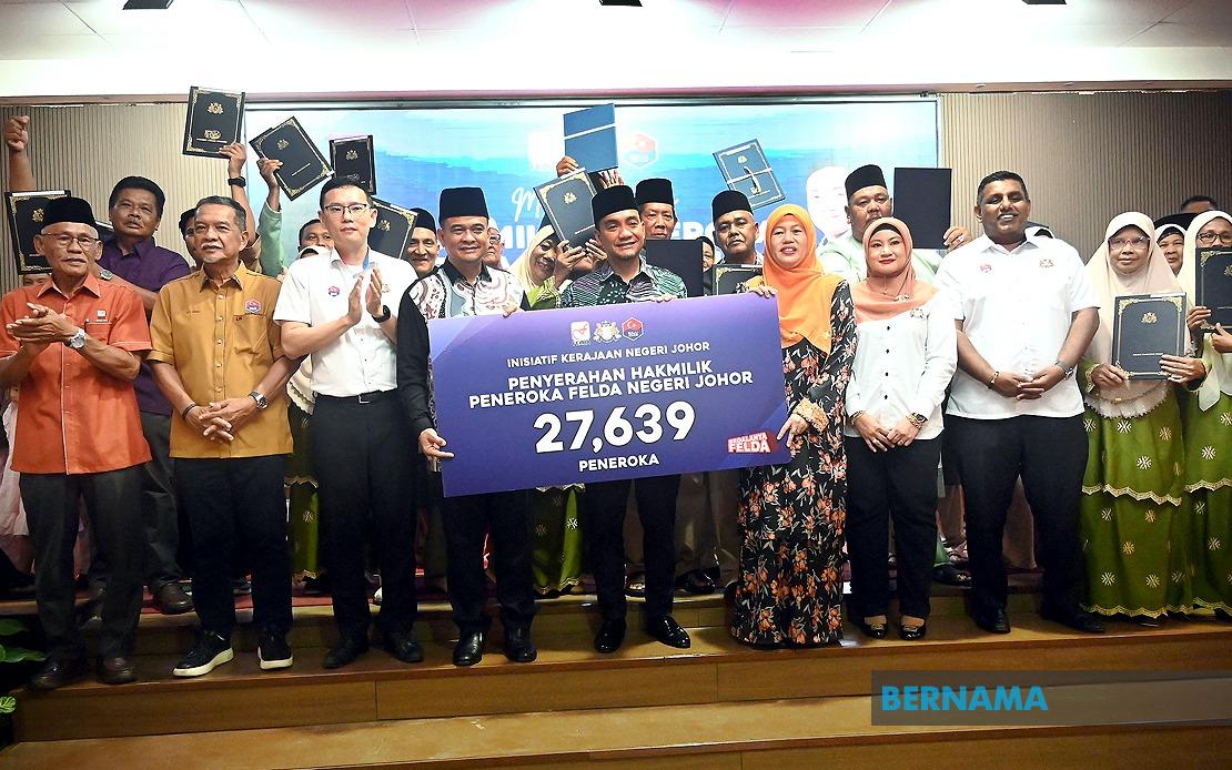 Johor Resolves Nearly All FELDA Land Title Cases in Historic Breakthrough