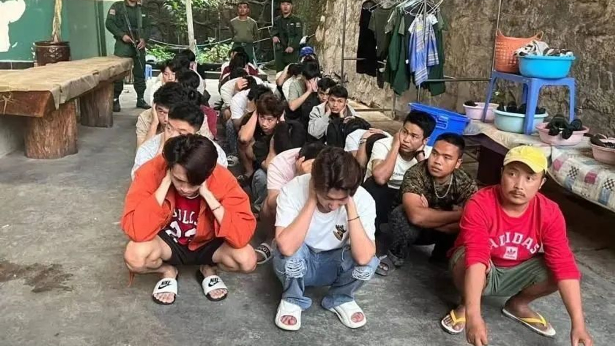 Four illegal Chinese nationals arrested in Myanmar for running online scams and gambling rings