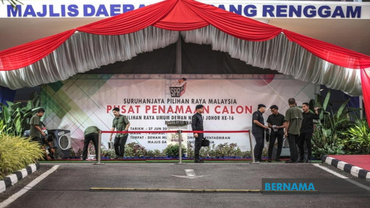 Johor State Election Nomination Process Underway as 56 Centres Open Statewide