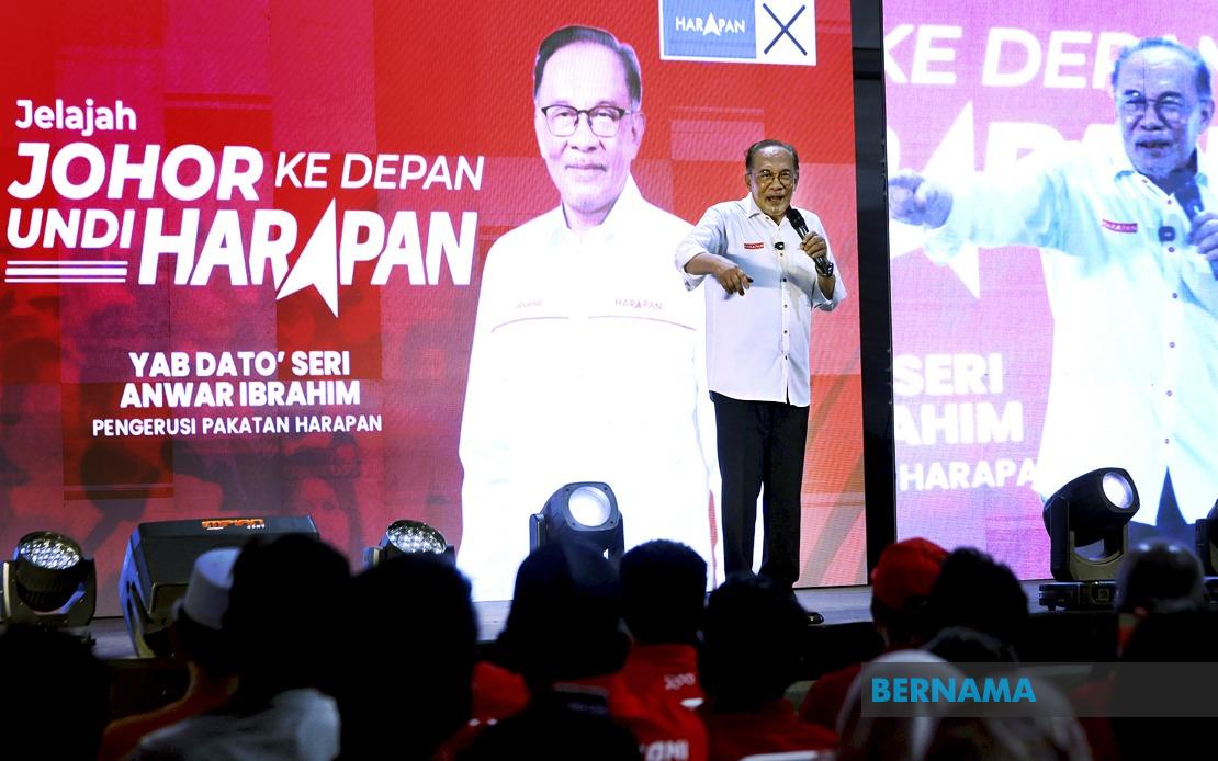 Anwar Pledges Zero Tolerance for Corruption, Vows Clean Government Regardless of Race