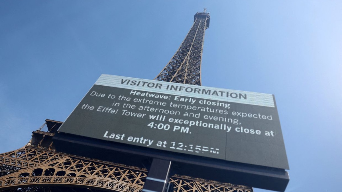 Paris heatwave forces landmark closures, leaving tourists frustrated