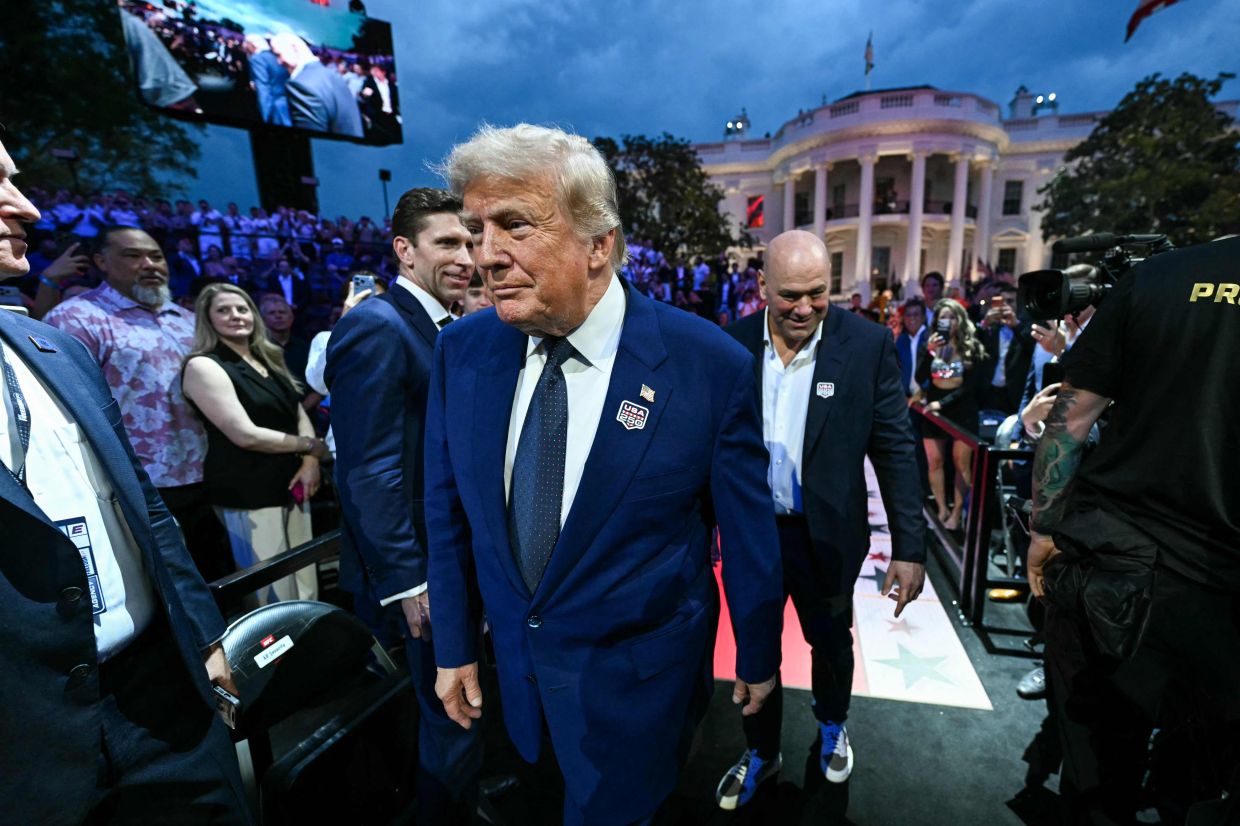 Trump Celebrates 80th Birthday with UFC Event at White House