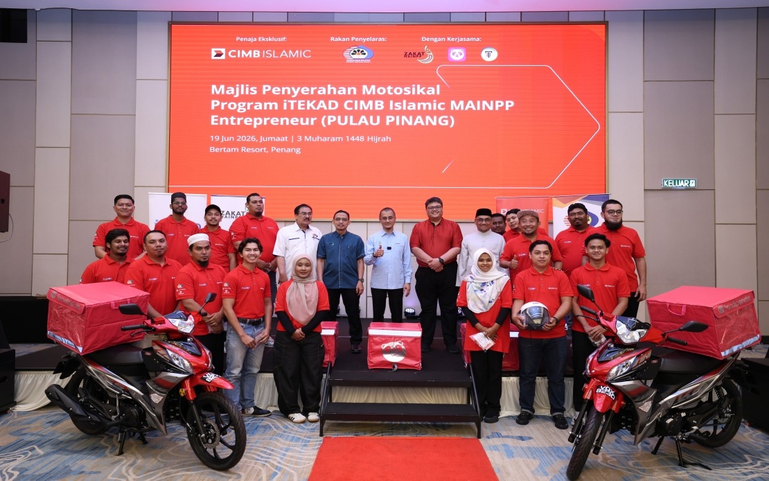 20 Participants Receive Motorcycles Under CIMB Islamic-MAINPP Enterprise Scheme