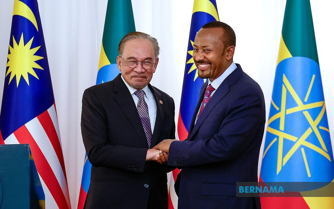 Anwar Congratulates Ethiopian PM Abiy on Election Victory, Highlights Regional Partnership