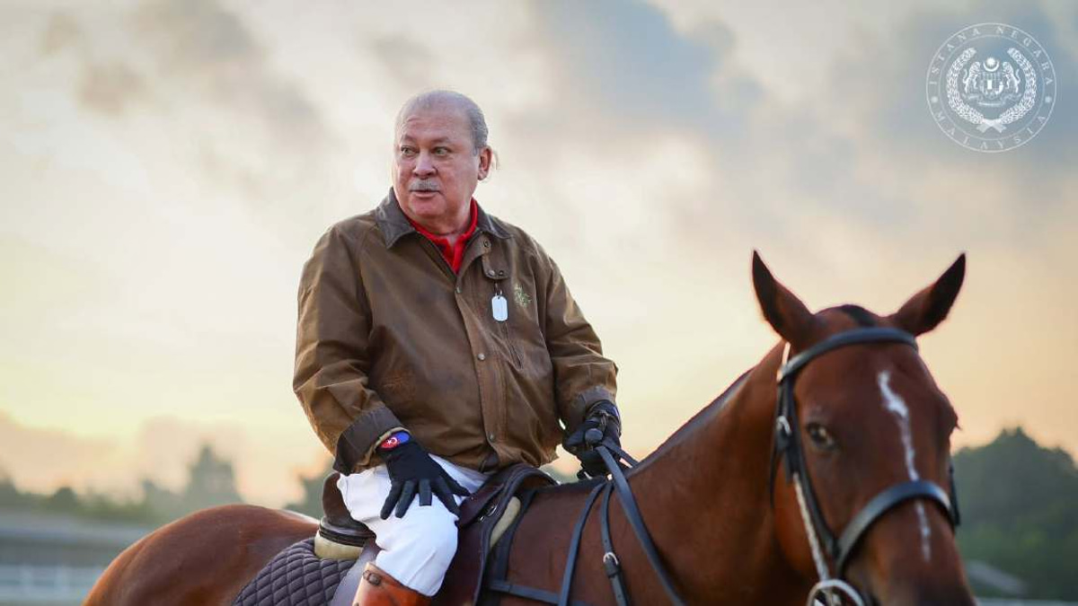 Sultan Ibrahim Continues Regular Equestrian Activities at Johor Polo Club